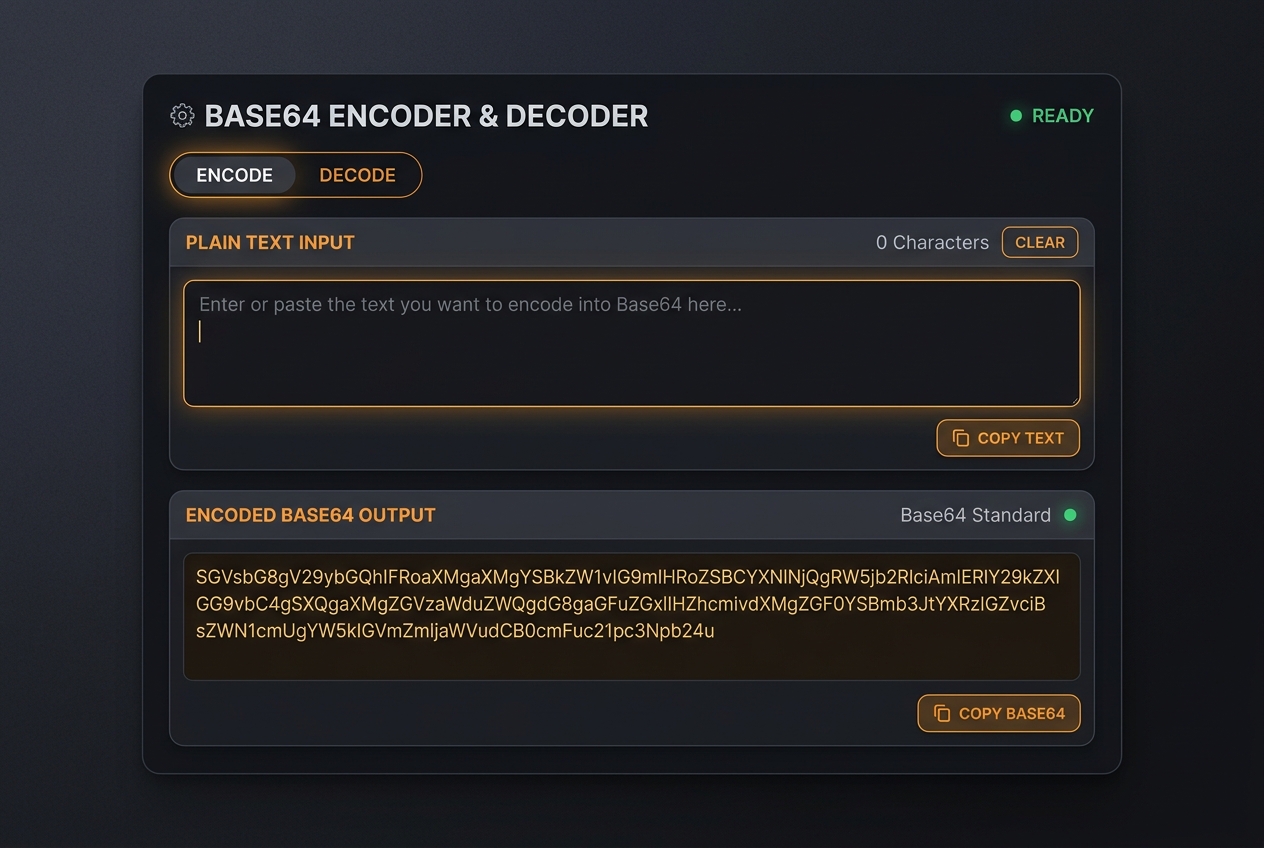Base64 Encoder / Decoder